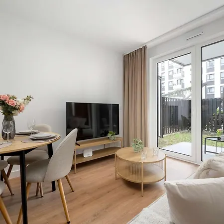 Апартаменты Nowoczesny Z Tarasem I Parkingiem By Renters Вроцлав